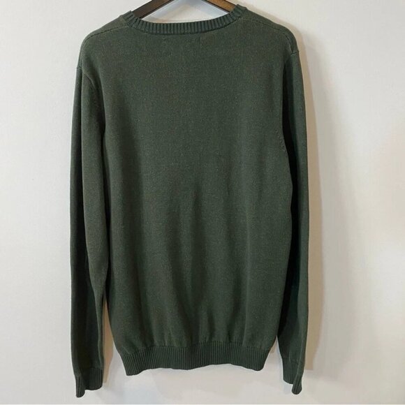 Jack & Jones L Jacob Crew Neck in Hunter Green 100% Cotton - Picture 14 of 16